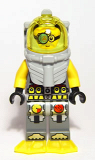 LEGO atl023 Atlantis Diver 7 - Brains - With Yellow Flippers and Trans-Yellow Visor