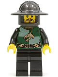 LEGO cas456 Kingdoms - Dragon Knight Quarters, Helmet with Broad Brim, Moustache and Stubble