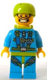 LEGO col150 Skydiver - Minifig only Entry