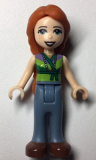 LEGO frnd287 Friends Ann, Sand Blue Trousers, Lime Green Top with Necklace