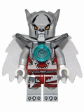 LEGO loc038 Worriz - Flat Silver Armor, Cape