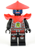 LEGO njo077 Swordsman - Blue Face Markings