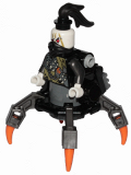 LEGO njo468a Daddy No Legs - Black Round Tiles