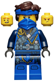 LEGO njo692 Jay - The Island, Mask and Hair with Bandana (without Shoulder Pad)