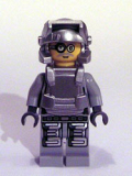 LEGO pm032 Power Miner - Brains, Gray Outfit