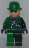 LEGO sh088 The Riddler - Green and Dark Green Zipper Outfit