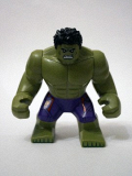 LEGO sh173 Hulk - Giant, Dark Purple Pants with Dark Red Pattern