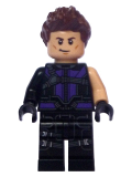 LEGO sh302 Hawkeye - Black and Dark Purple Suit