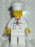 LEGO twn192 Chef - White Torso with 8 Buttons, White Legs, Standard Grin