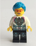 LEGO uagt029 Agent Caila Phoenix - Dark Azure Hair